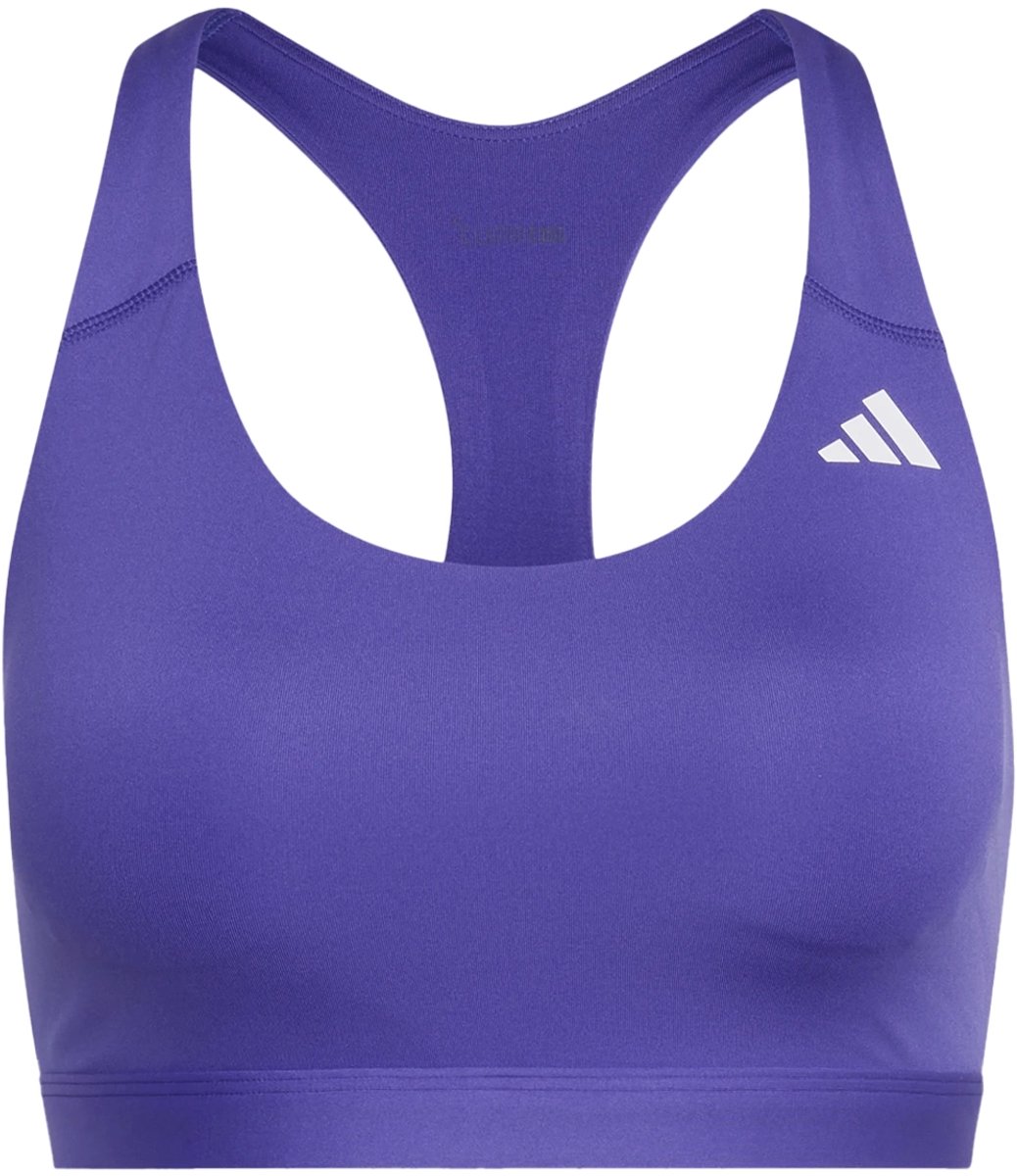 Adidas optime essentials medium support workoutbeha in de kleur paars.