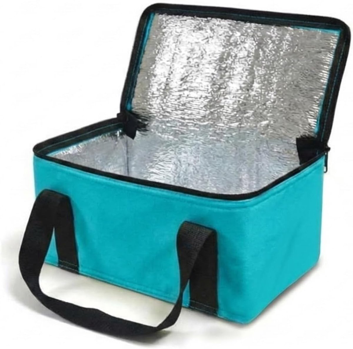 SnelShoppen - 9.5 Litre Koeltas - Vouwbaar voor Picknick, Strand - 30x18x18 cm - Lichtgewicht Polyester met Isolatie - Perfect voor Kamperen en Feeste