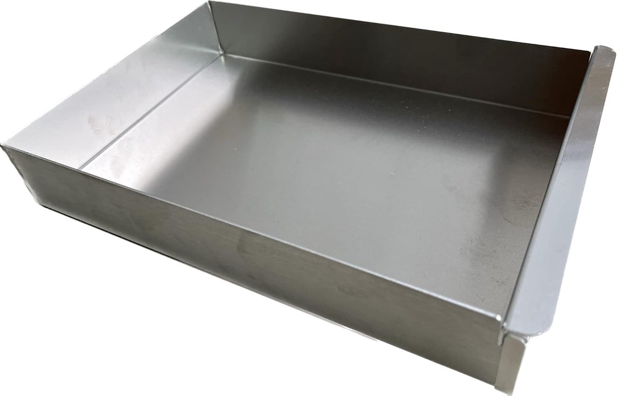 SnelShoppen - Aluminium Bakplaat met Snijrail 30x20x5cm, Professionele Bakplaat, Ideaal voor Taarten en Gebak, Ovenbestendig, Keuken Essentials