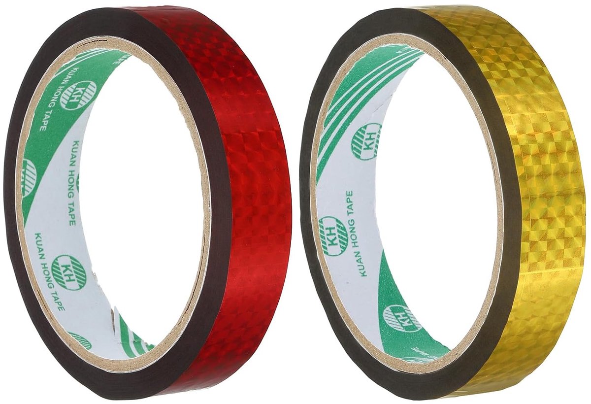 Decoratie tape - knutsel tape - Holografische Decoratietape - Knutseltape 2 Rollen - Glitter Tape 18 mm x 50 m - Prismatape voor Scrapbooking -Cadeauverpakking- DIY - Kaarten - Hobby en Decoratie