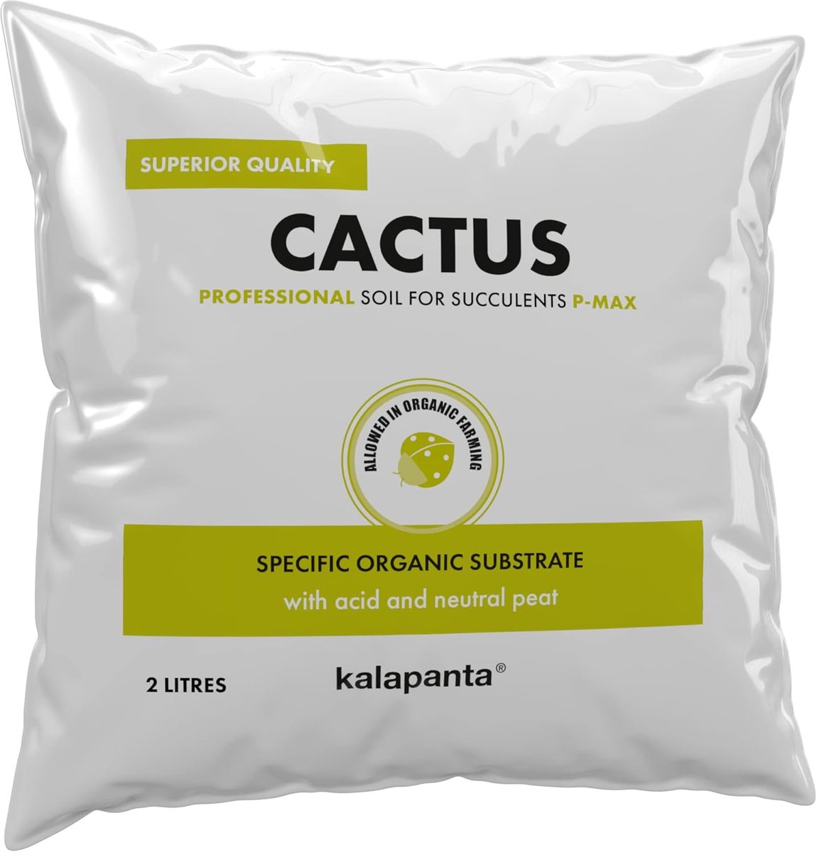 SnelShoppen - Potgrond voor Cactussen, Vetplanten en Succulenten - 100% Organisch, Professionele Kwaliteit, 2 Liter, Voor Tuin en Binnen