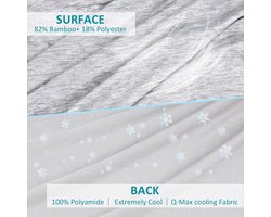 SnelShoppen - Koel Dekbed - Uplayteck Cooling Blanket - Ademend, Lichtgewicht, Makkelijk te Reinigen - Perfect voor Zomer, Camping, Kinderen, Tuin, Sl