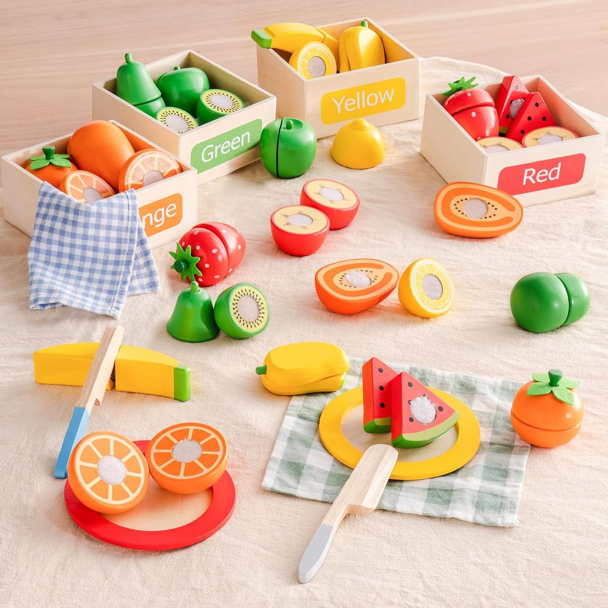 SnelShoppen - Fruit Snijset WG423 - Multifunctionele Snijgereedschap voor Fruit - 5 Delige Set - Ideaal voor Keuken, Feesten en Gezonde Snacks - Handi