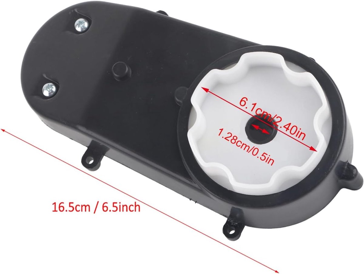 SnelShoppen - Elektrische Motor Versnellingsbak 6V 12V 12000-20000 RPM Metalen Tandwiel Duurzaam Stil voor Kinderauto's - Ideaal Vervangingsonderdeel
