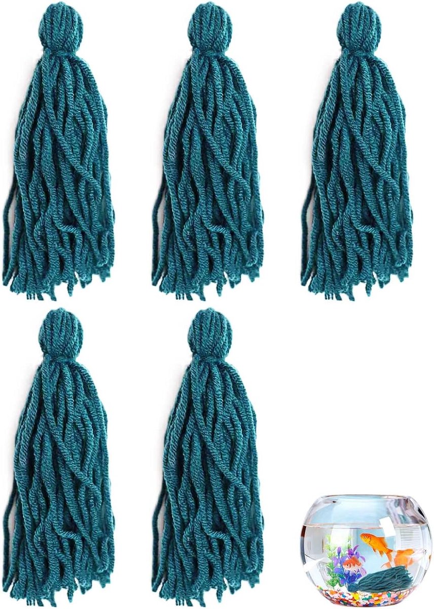 SnelShoppen - Aquarium Planten, Spawning Mop voor Vissen, Ideaal voor Hechten van Vis Eieren, Eenvoudig in Gebruik, Perfect voor Maanvissen, Garnalen