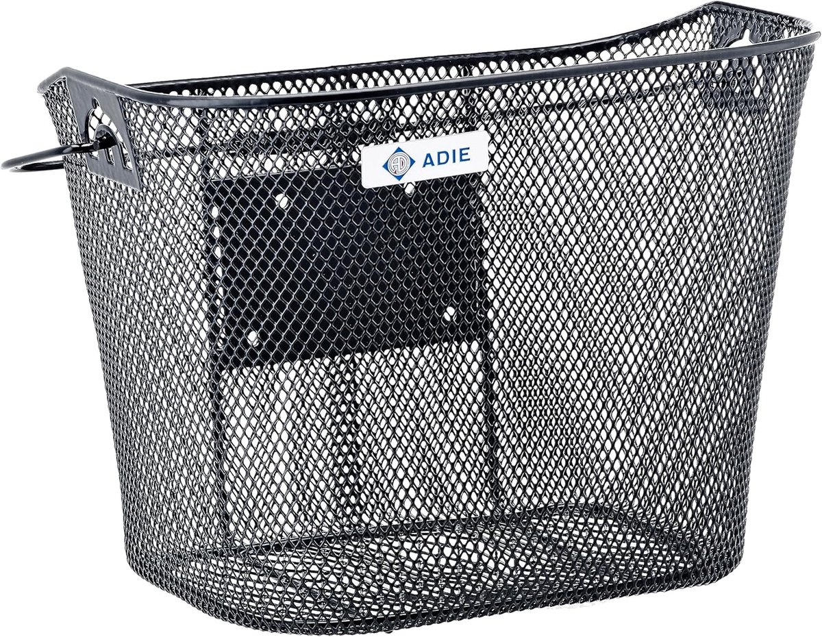 SnelShoppen - Adie Draadmand Fietsmand voor Fiets en Mountainbike - Ergonomische Handgreep - 32x25.5cm - Hoogte 3.5cm - Ideaal voor Dagelijks Gebruik,