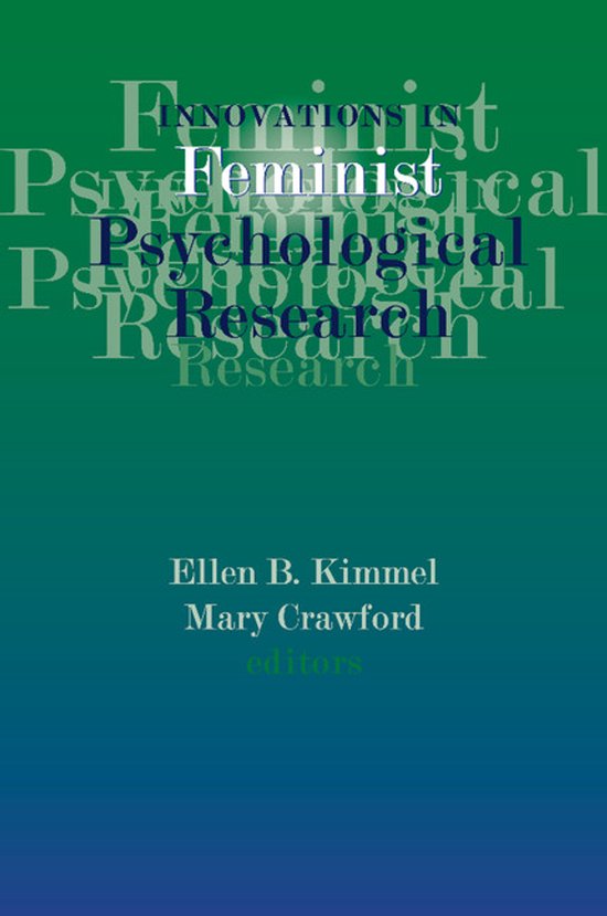 Innovations in Feminist Psychological Research - cover