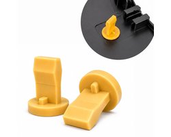 SnelShoppen - Bevestigingsclip voor Verbanddoos Deksel VW Bus T5 T6 Multivan - 7H5867549 - Kofferbak Afdekking Links, Duurzame Plastic Clip, Perfecte