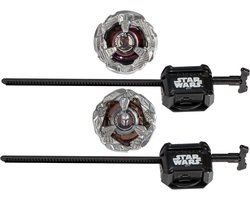 Beyblade X en Star Wars-collab, The Mandalorian 3-60F vs. Moff Gideon 3-80N, multipackset, leeftijd 8+