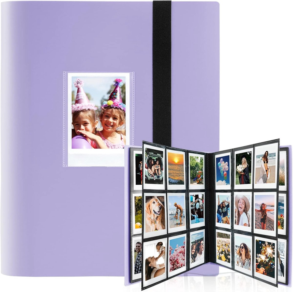 SnelShoppen - Photo Album voor 432+1 Foto's, Geschikt voor 7.5cm Grote Afdrukken, Ideaal voor Fujifilm Instax Mini, Polaroid, Kodak en Meer