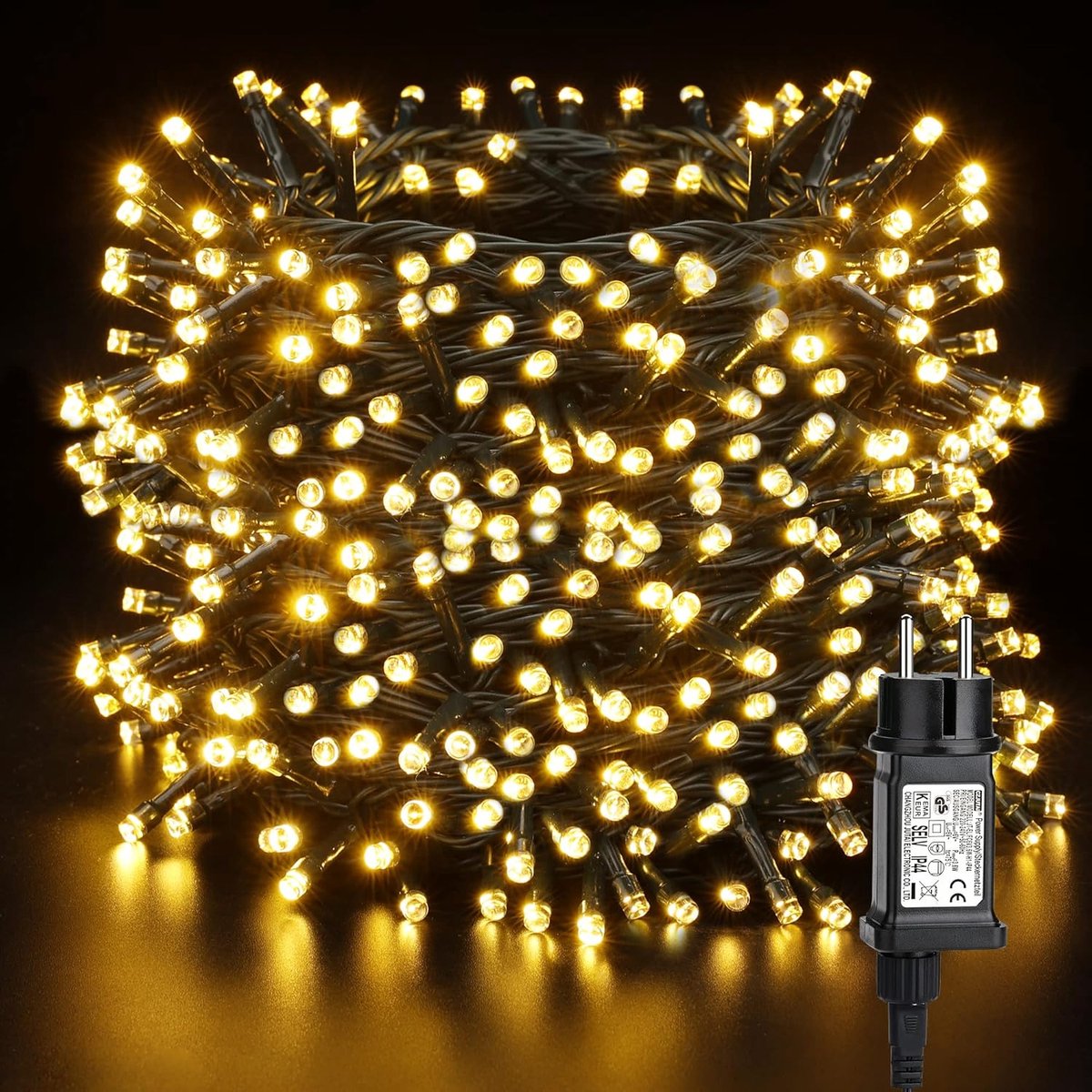 SnelShoppen - 80M 800 LED Kerstverlichting Buiten Waterproof, 8 Modus Feestverlichting, Sfeervolle String Lights voor Tuin, Balkon, Thuis, Kerstboom,