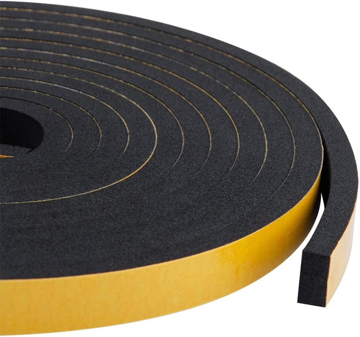 SnelShoppen - Zelfklevende Sealing Tape 5 m - 7 x 2 mm - Ideaal voor Deuren, Ramen, Keuken, Hobs en Bescherming tegen Tocht - Foam Materiaal