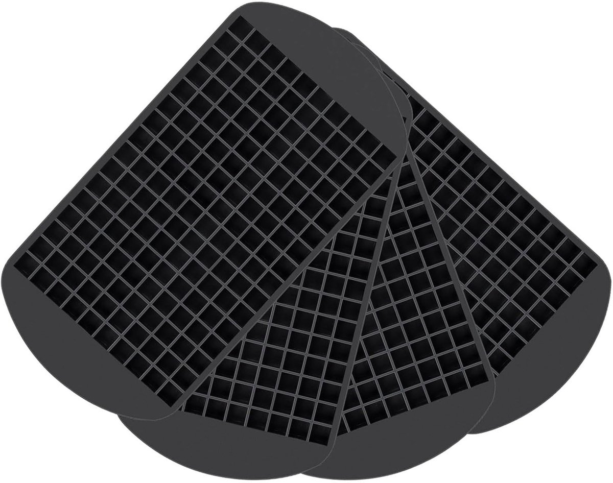 SnelShoppen - Silicone Mini Ice Cube Tray voor 160 IJsblokjes (1x1cm) - Perfect voor Keuken, Bars, Whisky, Cocktails en Dranken - Flexibele Mould