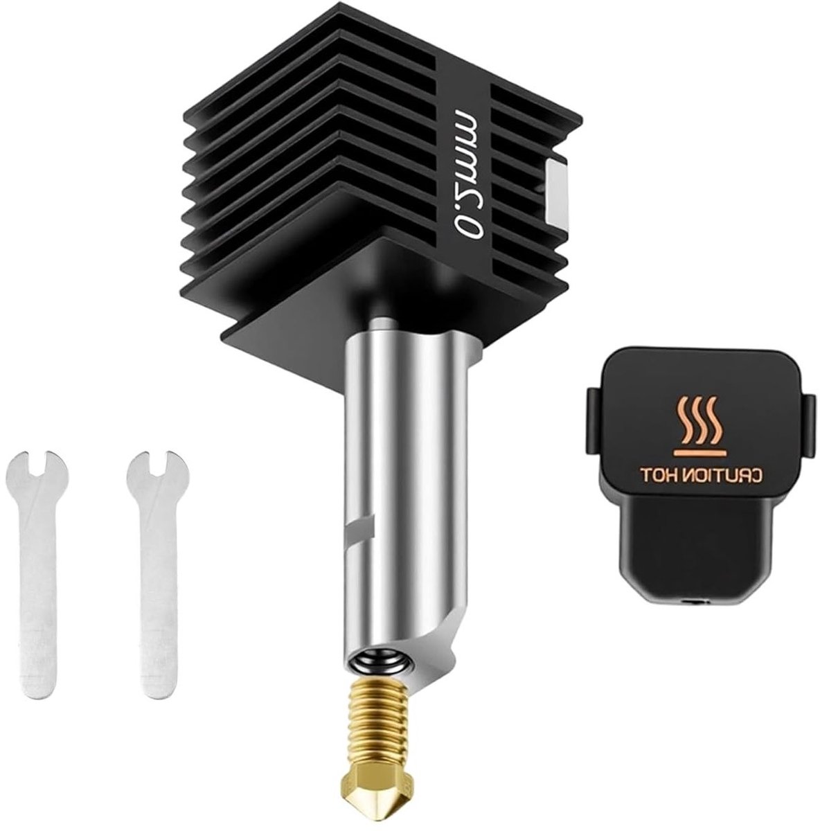 Upgrade-kit voor A1 Mini hotend, 0,2 mm mondstuk van gehard staal, siliconen sokken, geschikt voor 3D-printers, verbeterde printkwaliteit en precisie