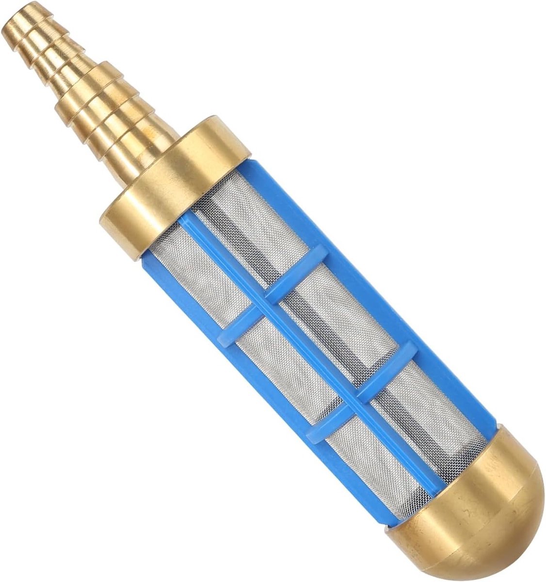 Messing zuigfilter geschikt voor 1/2 inch en 3/4 inch - hoge druk - wasmachine - pomp - camper - tuinslang - waterfilter - tuinslangfilter