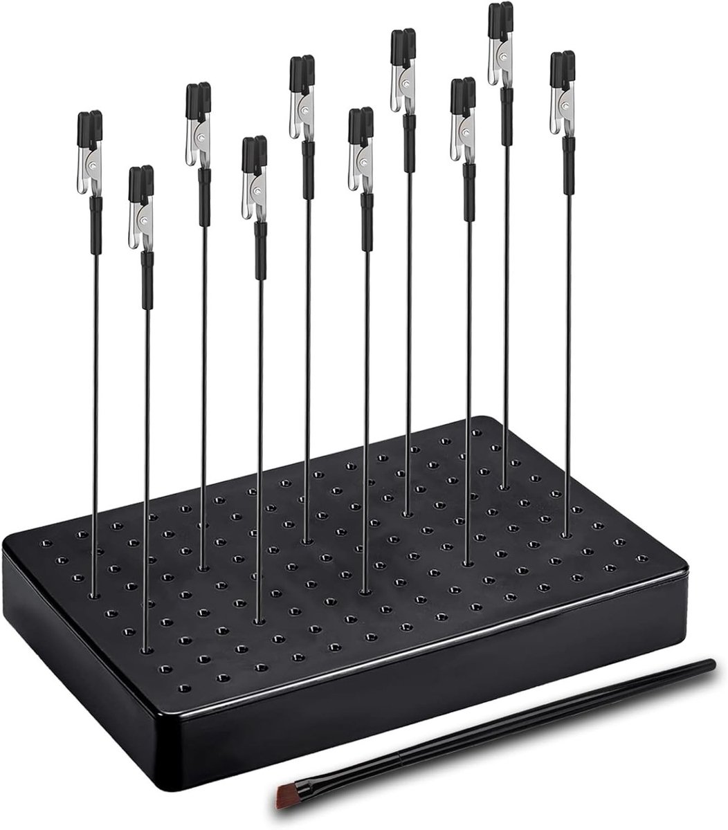 Modelbouwaccessoires set 10 stuks - Krokodilclips - Stevige derde hand - Ideaal voor modelbouw en airbrush - ShopVlot