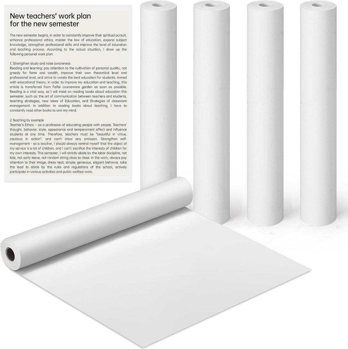 SnelShoppen - 5 rollen thermisch papier - thermische kassa rolletjes - 80mm breed - perfect voor bonnen, tickets, en meer - ideaal voor winkel, horeca