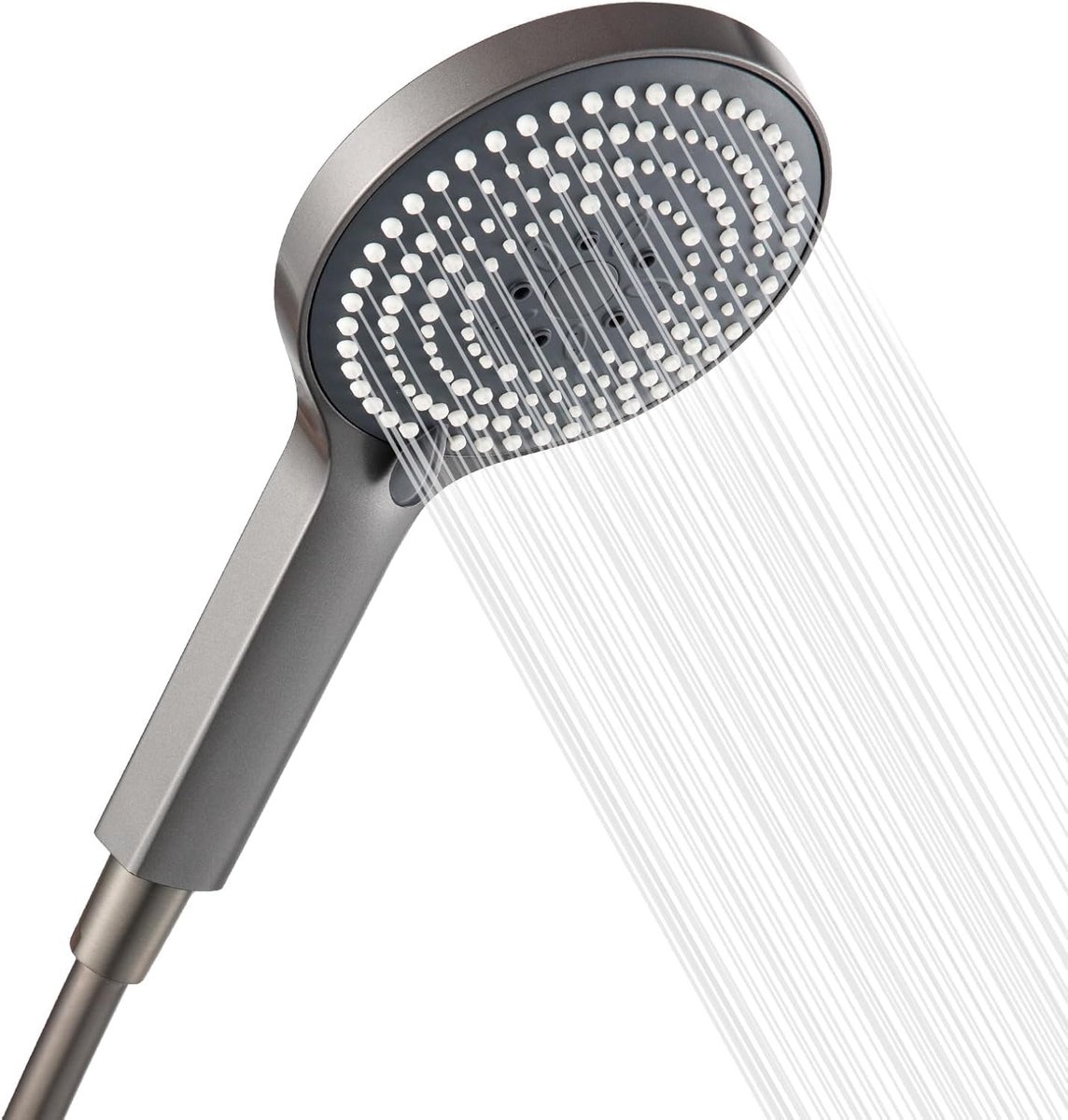 SnelShoppen - Handdouche met 6 Massage Niveaus, Waterbesparende Douchekop, 1.6m Flexibele