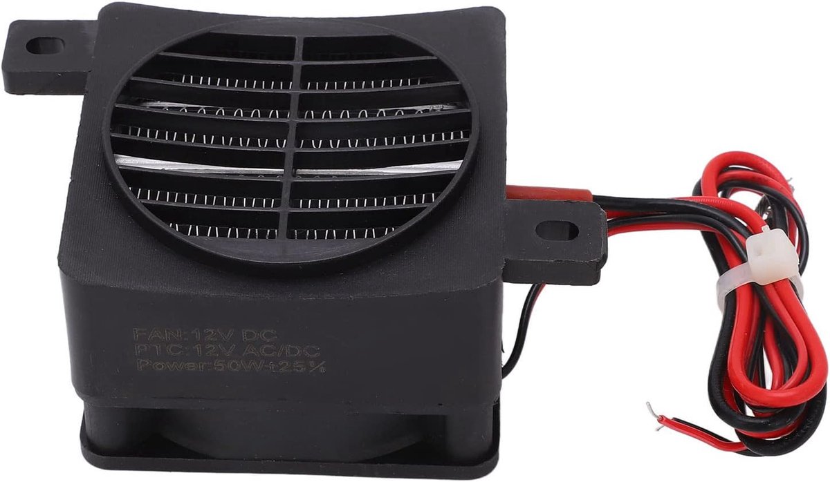 SnelShoppen - Mini PTC 50W Keramische Ventilator Kachel, Snelle Verwarming, Constante Temperatuur voor Kleine Ruimtes, Ideaal voor Thuis, Kantoor, Cam