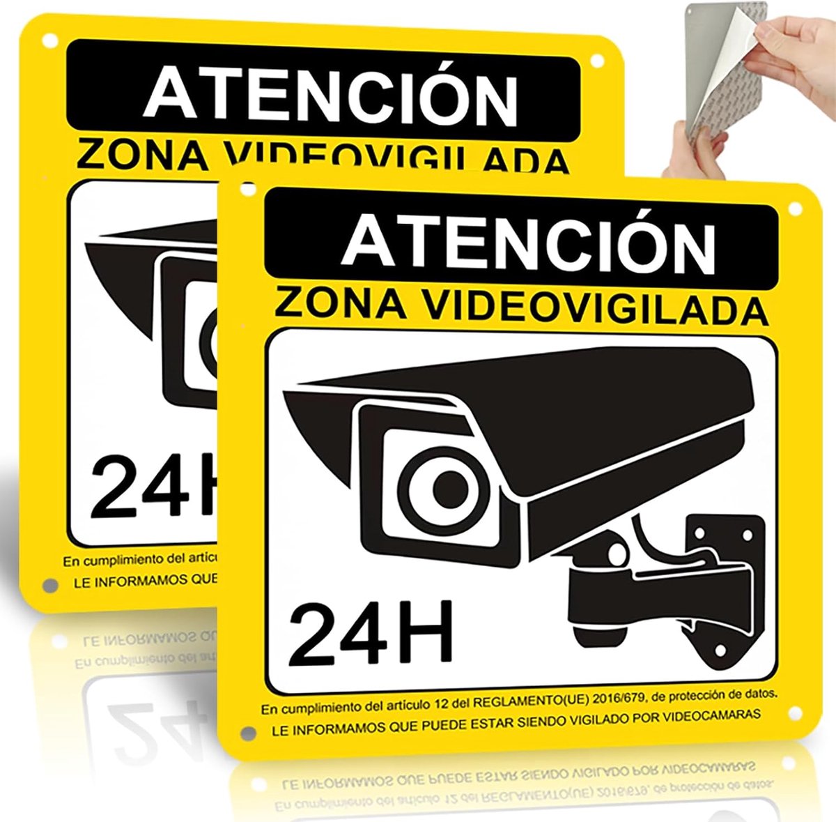 SnelShoppen - 2 Stuks Videobewaking Bewakingscamera Behuizing 15x15 cm Aluminium Roestvrij Voor Binnen en Buiten Weerbestendig