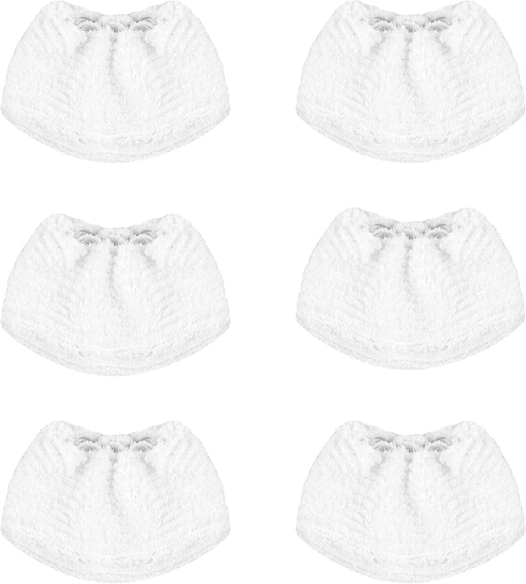 Set van 6 microvezel doekjes voor stoomreinigers, ideaal voor SC1, SC2, SC3 en SC4, accessoires voor optimale reiniging en onderhoud