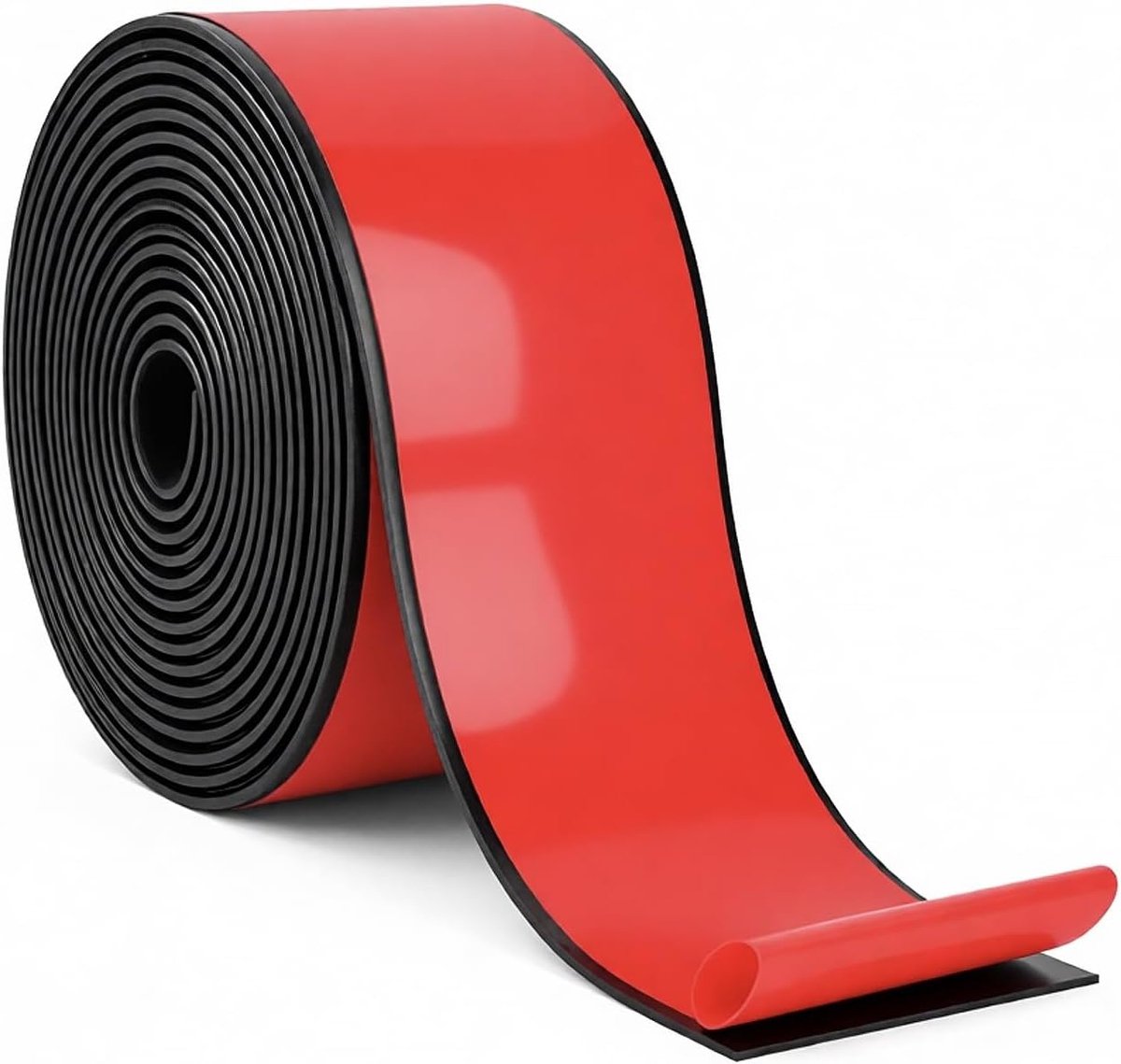 SnelShoppen - Zelfklevende Rubberstrips 50mm x 2mm x 3m - Neopreen Rubber Rollen voor DIY, Pads, Versteviging, Geluidsisolatie en Bescherming