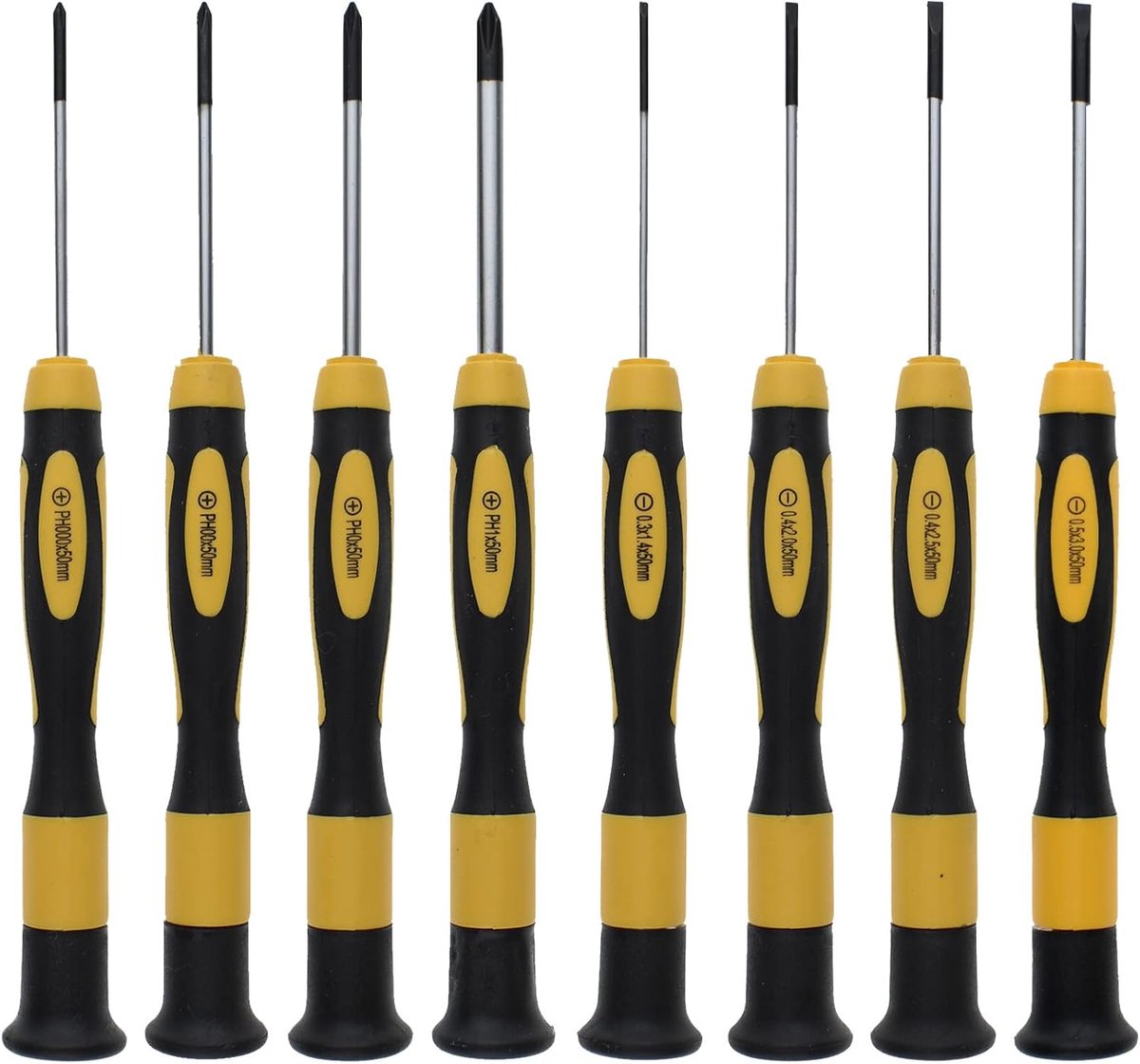 SnelShoppen - Mini Precision Schroevendraaier Set met Magnetische Tips - 9-delige Set voor Hobbymakers, Reparaties en Mechanica - Klein en Krachtig