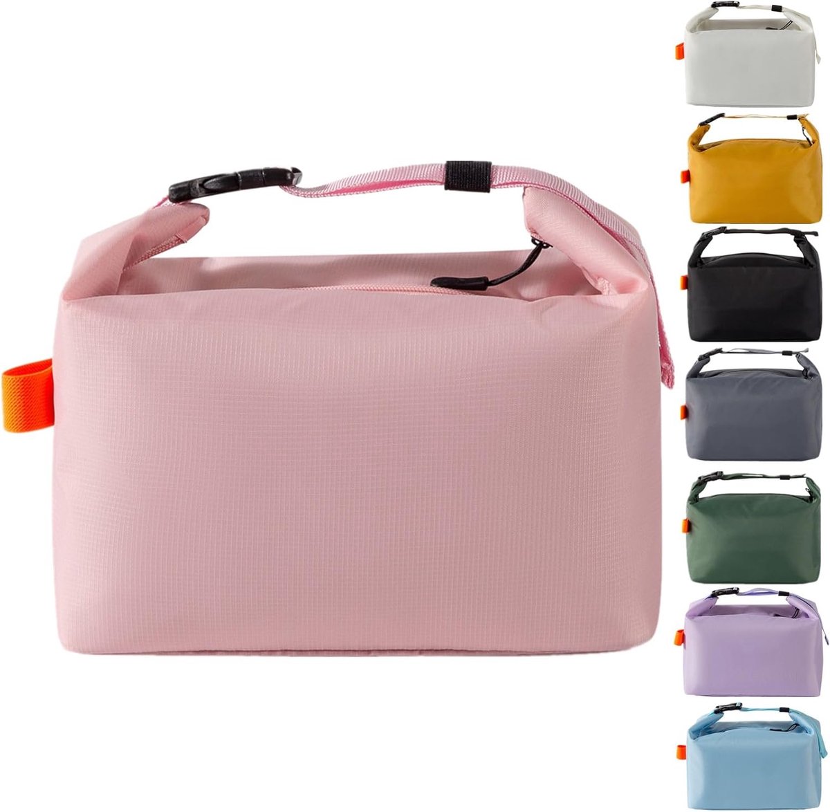 SnelShoppen - Lunch Bag - Schattige Vouwbare Isolatie Lunchbox - Herbruikbare Waterdichte Lunch Tas voor Vrouwen, Mannen, Kinderen, Studenten - Ideaal