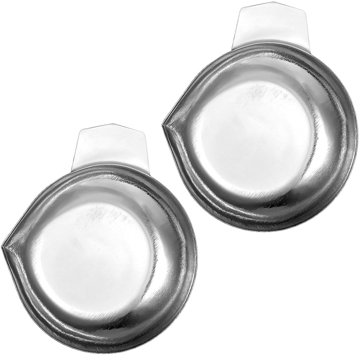 Set van 2 Digitale Weegschalen van RVS, Mini Weegschaal voor Sieraden, Vloeistoffen en Keukengebruik, Precisie Maatbekers en Laboratoriumbenodigdheden