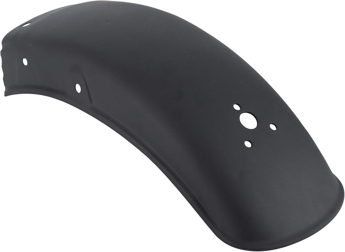 SnelShoppen - Universele Motor Fender - Hoogwaardige RVS Fender Houder - Duurzame en Stijlvolle Motorvleugels - Matte Zwarte Afwerking