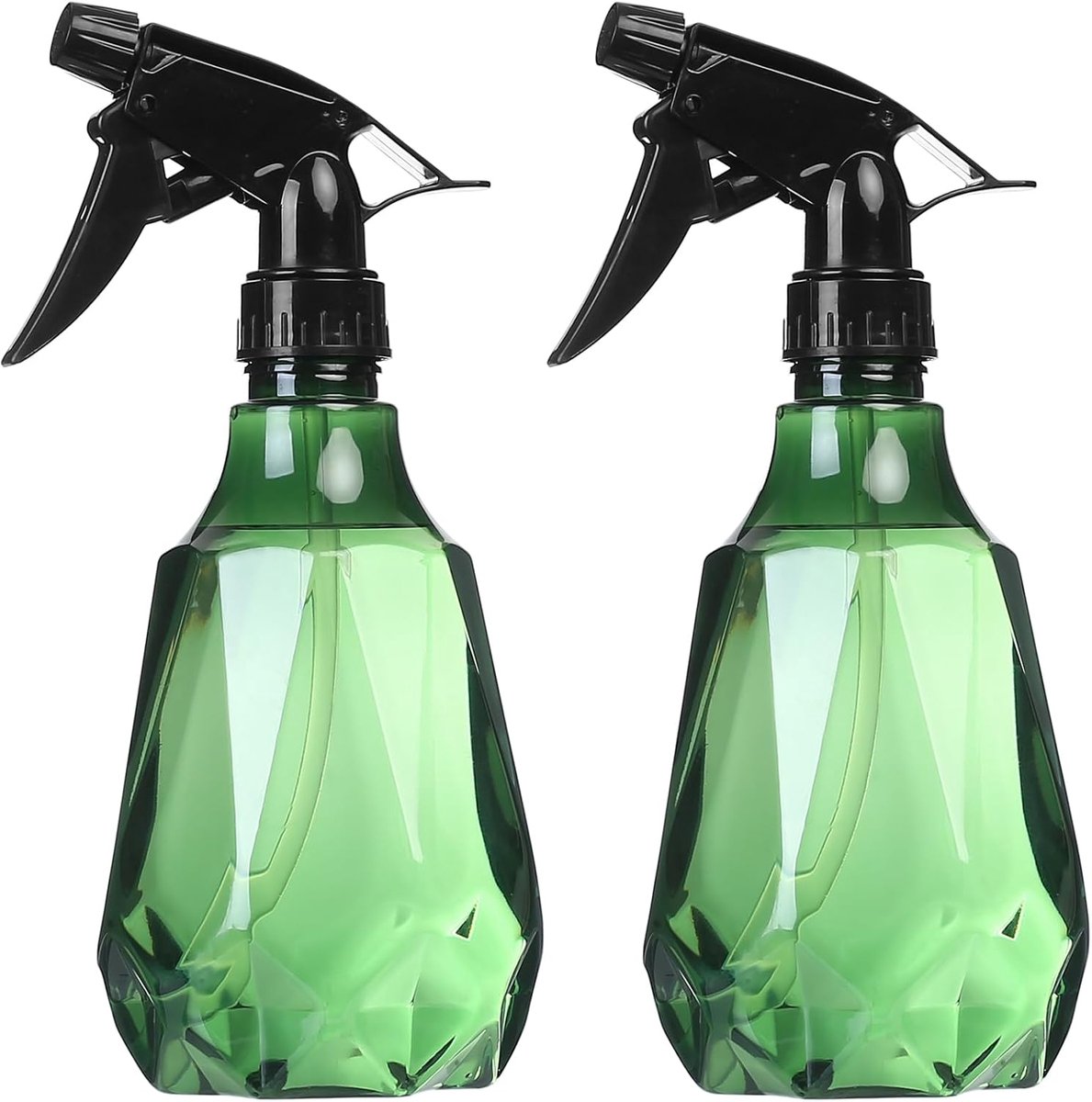 SnelShoppen - 2 Pack 500ml Water Spray Flessen voor Planten, Mistspray Flessen, Tuinspuitflessen, Herbruikbare Plastic Trigger Atomizer, Voor Tuin, Sc