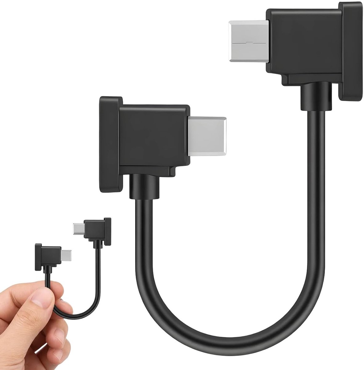 Korte USB-C naar USB-C kabel van 15 cm voor drone accessoires, afstandsbediening en compatibiliteit met iOS, iPad en andere USB-C smartphones en tablets