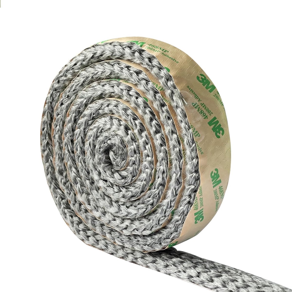 SnelShoppen - Zelfklevende Houtkachel Dichting, Hittebestendige Fiberglass Tape 25 mm Breed, 9 mm Dik, 1.8 m Lang voor Kachels en Open Haarden