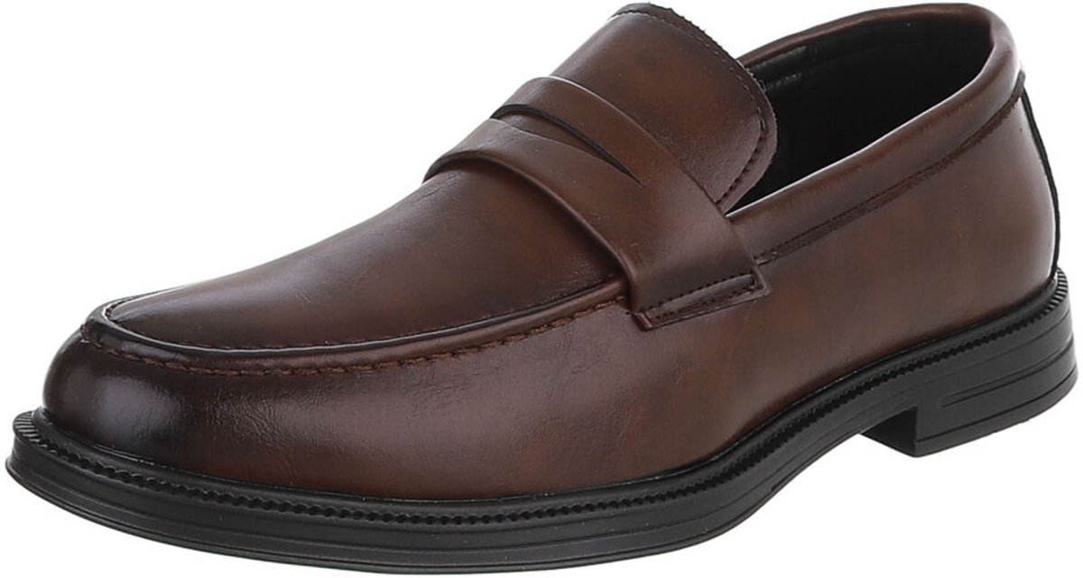 Dames loafer slip-on met lage hak Mt:41