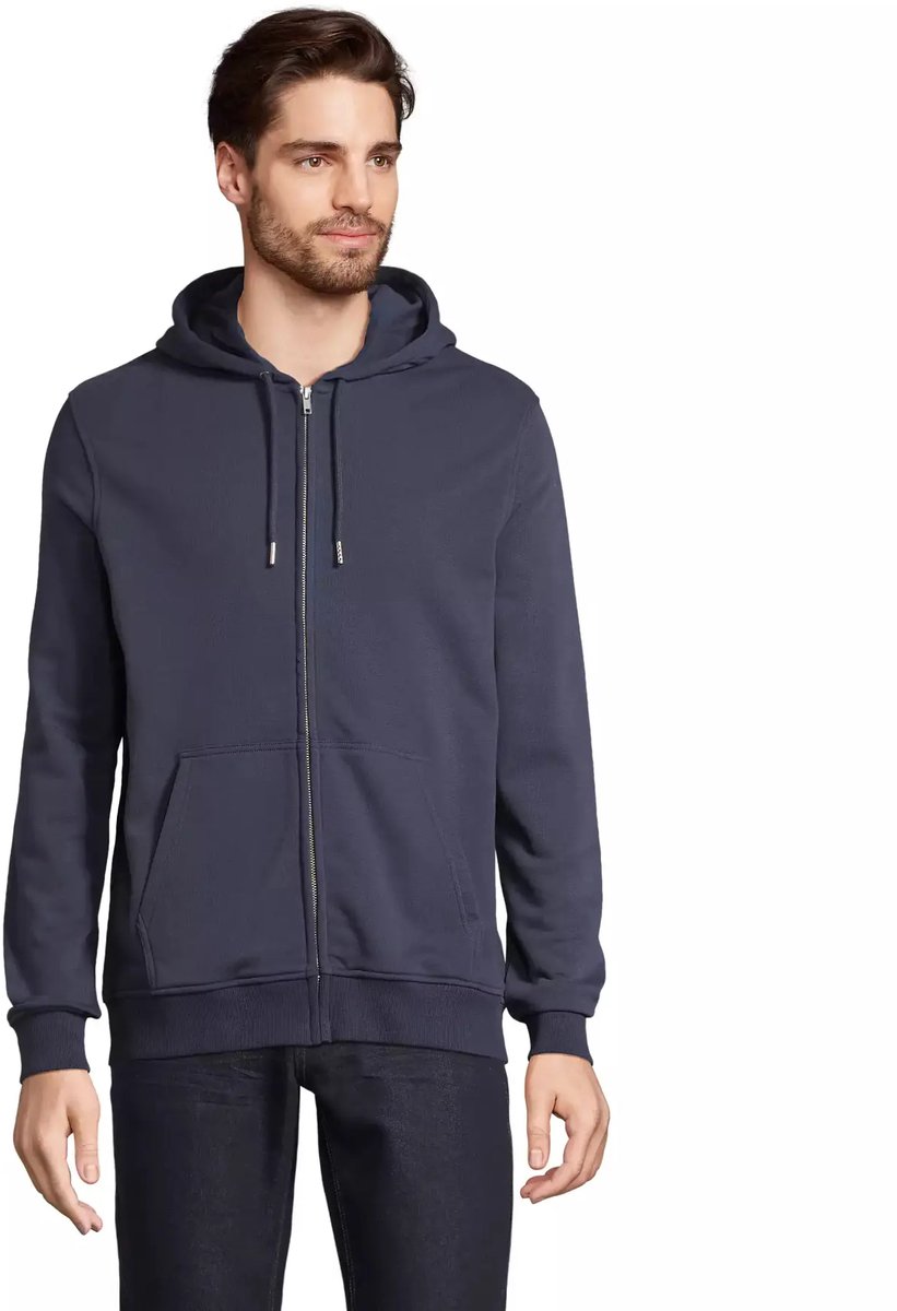 SOL'S Unisex Full-Zip Hoodie Calipso L04237 - French Navy - M