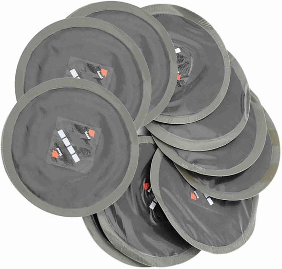 Autoband Reparatie Pleisters - Koude Patches Rubber - Lekke Banden Repareren - Hoogwaardig Natuurrubber - 90 mm Diameter - Zwart — afbeelding 4