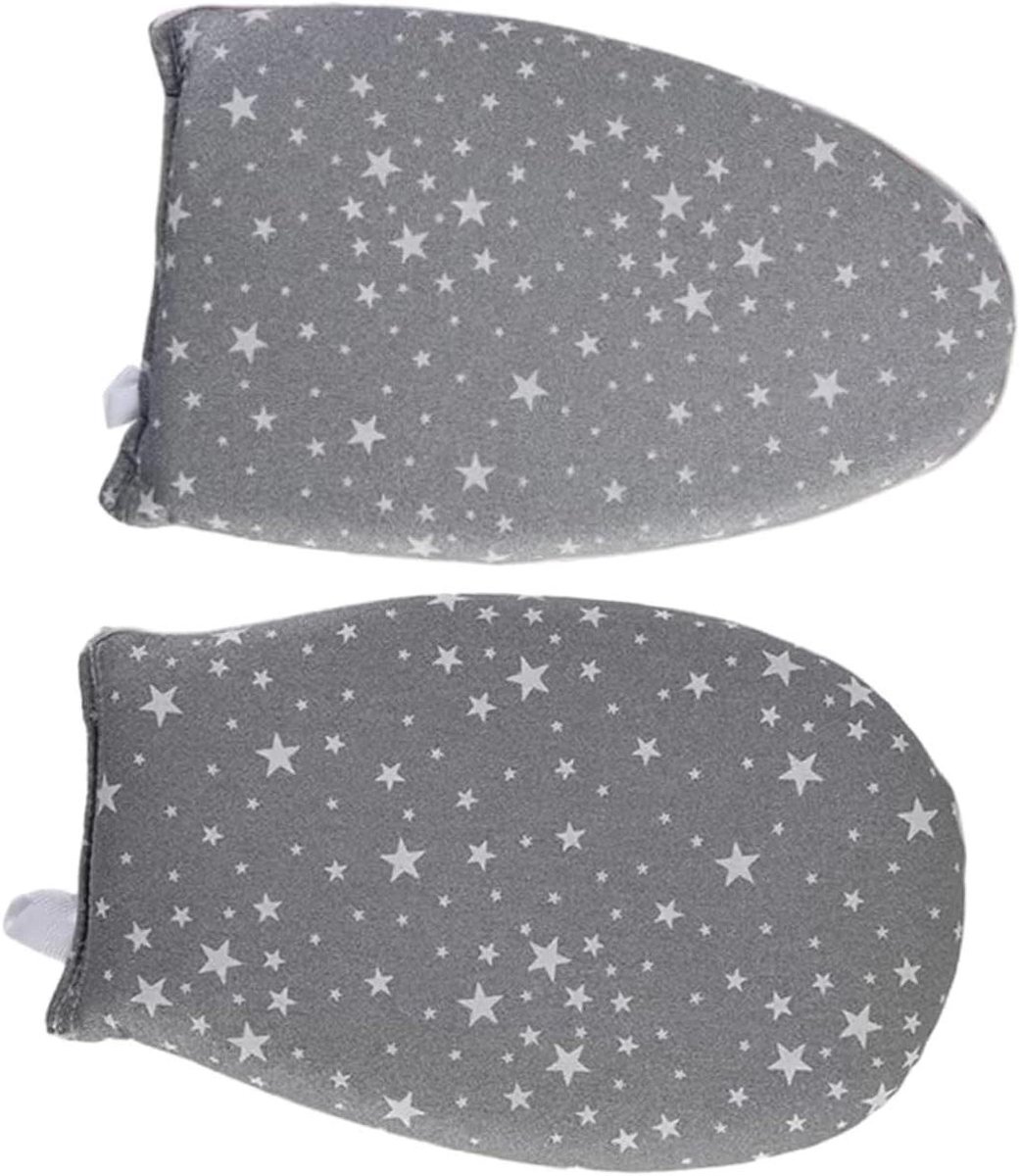 Strijkhandschoen - Stoomhandschoen Hittebestendig - Kleding Stomen - Dubbele Bescherming - 24 x 10 x 3 cm - Grijs