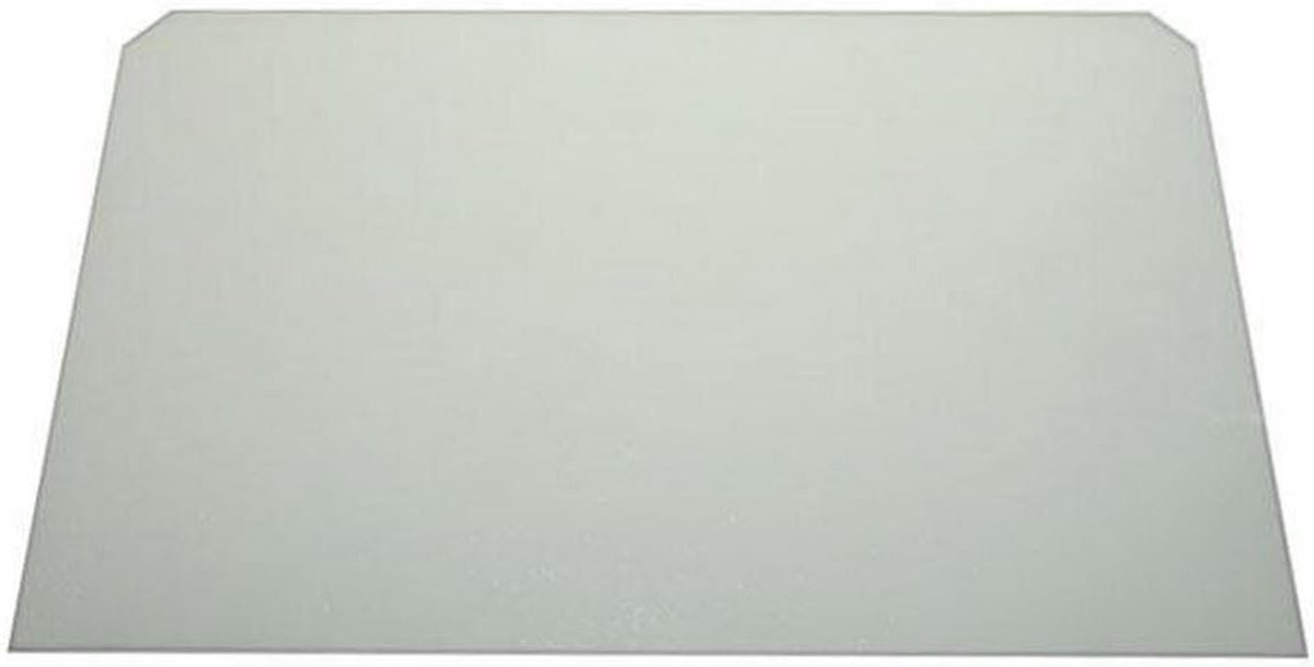 Glazen Legplank - Koelkast Plaat - Koelkast Organisatie - Standaard Afmeting - 466x287 mm - Transparant