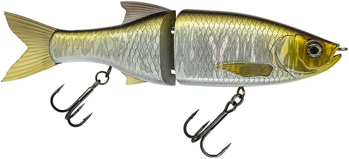Kunstaas - Vislokker - Vissen - Realistische Actie - 17.8 cm - Zilver Donkere Rug