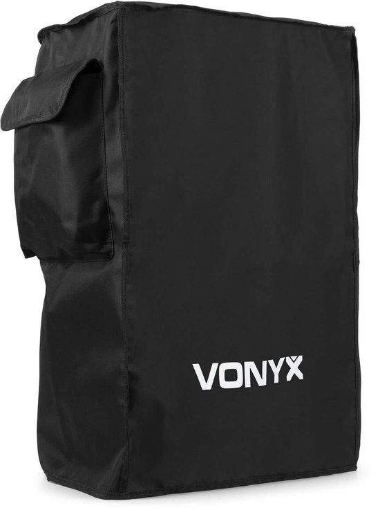 Vonyx VSA700 ABS 15 portable speaker met 2x draadloze microfoon en speakerbeschermhoes - 1000W van Vonyx — afbeelding 2