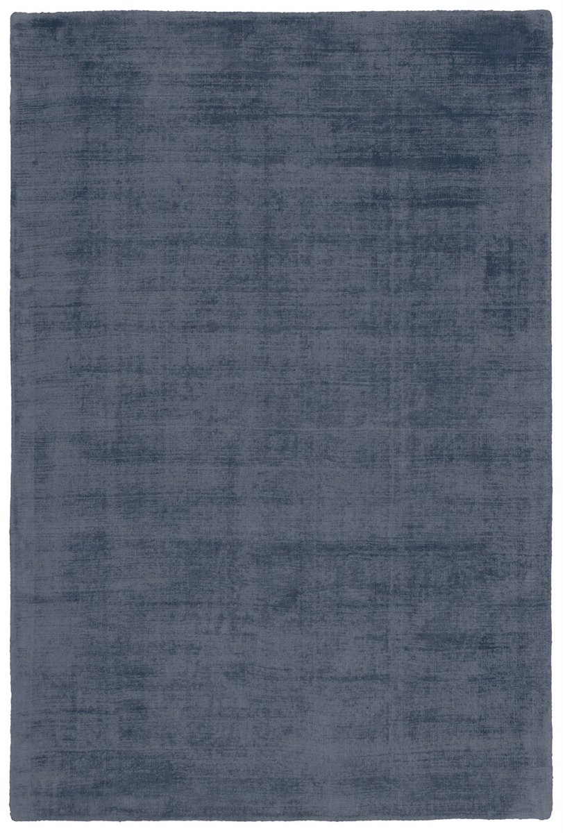 Padiro laagpolig vloerkleed 160 x 230 cm - blauw - vintage patroon - van viscose