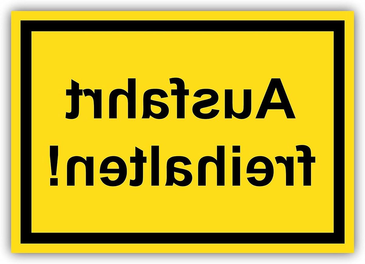 Parkeerverbod Schild - Waarschuwingsbord Parkeren - Parkeerruimte Beveiligen - UV- en Weerbestendig - 42 x 30 cm - Wit
