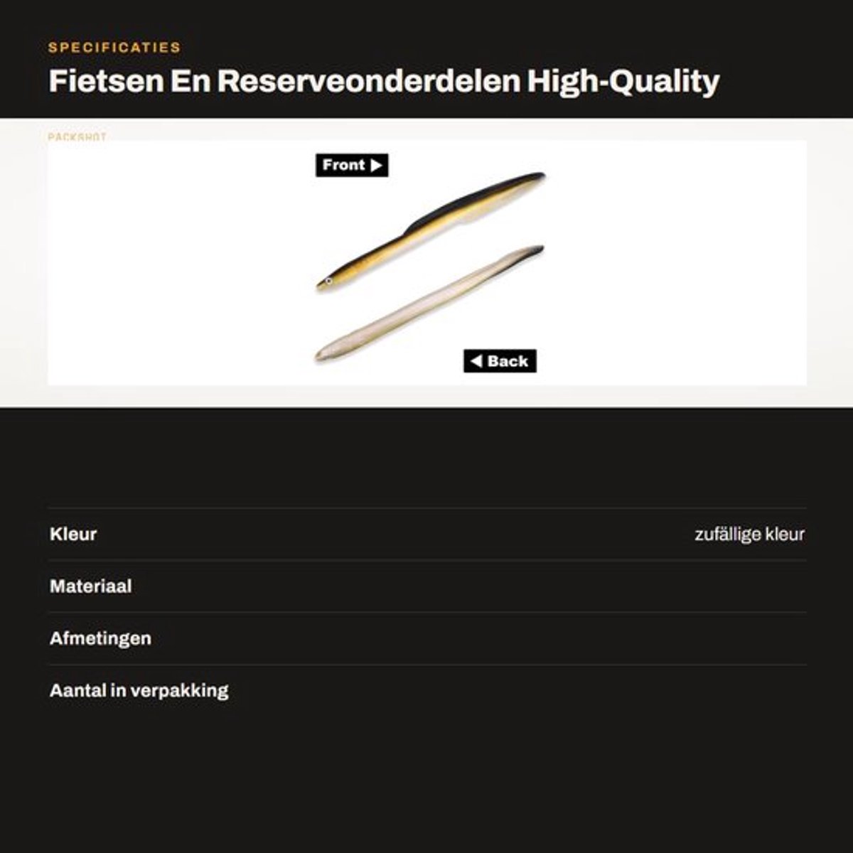 Reserveonderdelen Hoogwaardige Componenten - Kunstaas Snoek - Kunstaas Roofvis - Kunstaas Set - Flexibel PVC - Natuurlijke Beweging