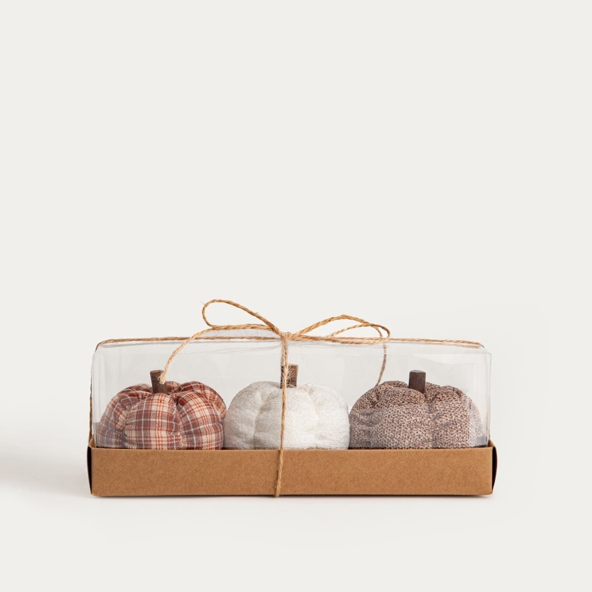 HOMLA Decoration set - KIRRA - fabric pumpkins 8x9 cm - 3 pcs. - 779343