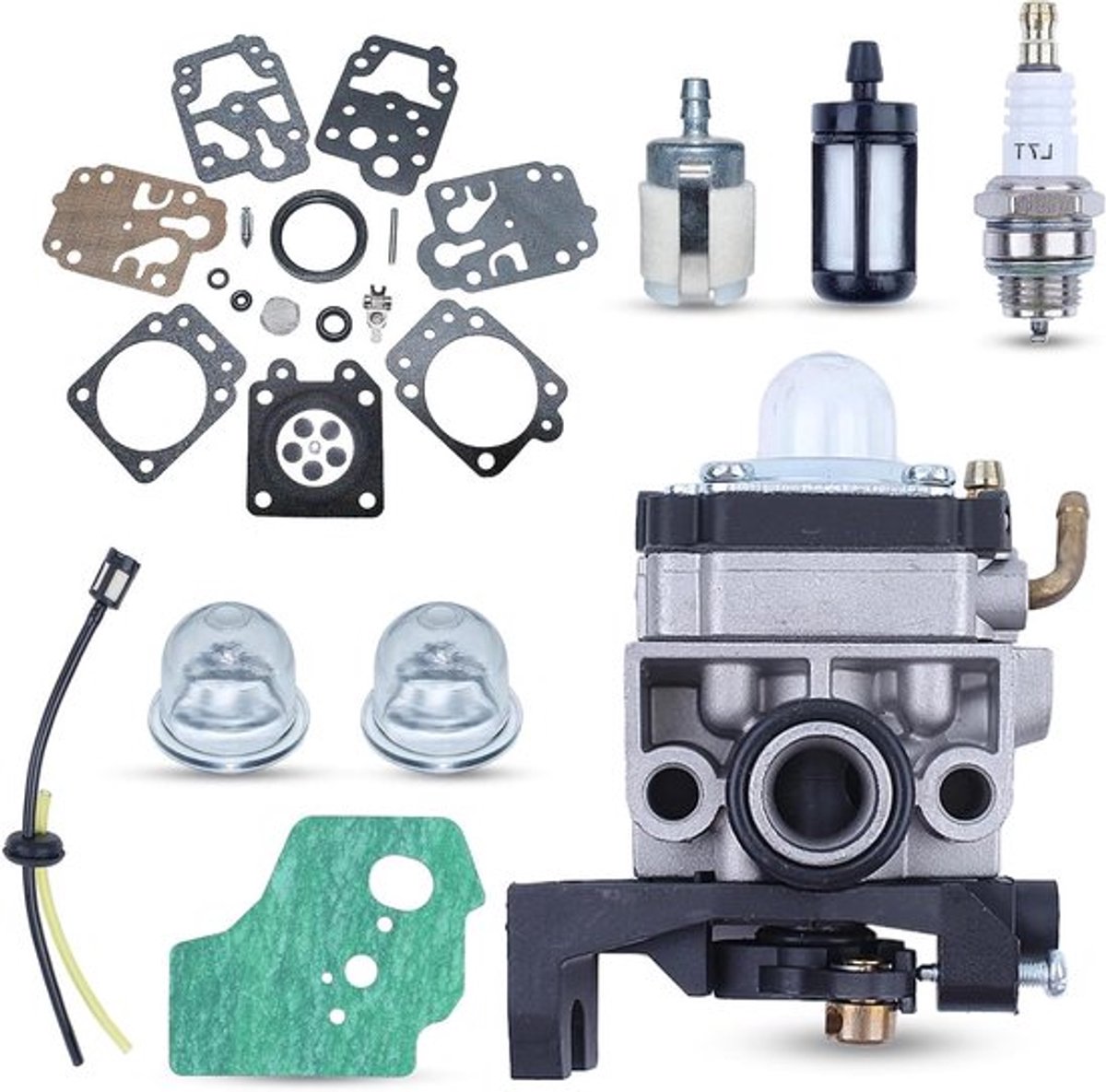 Pakking en Diafragma Kit voor Honda GX35, HHT35 en HHT35S Motor - Trimmer, Borstelknipper, Waterpomp, Generator