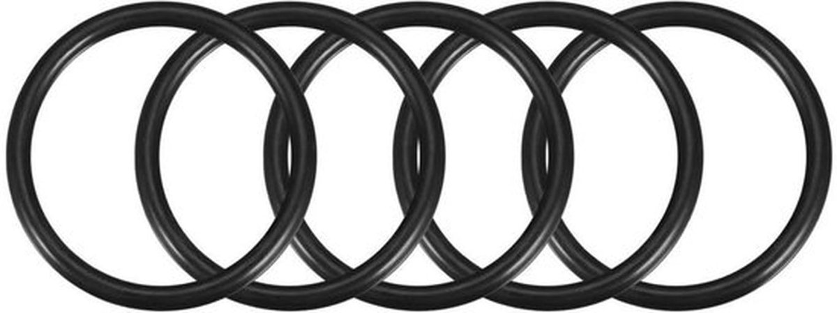 5 Stuks Nitril Rubber O-Ringen, 70mm Buitendiameter, 62mm Binnendiameter, 4mm Breedte - Ideaal voor Lekkagepreventie, Sanitair en Auto Reparatie