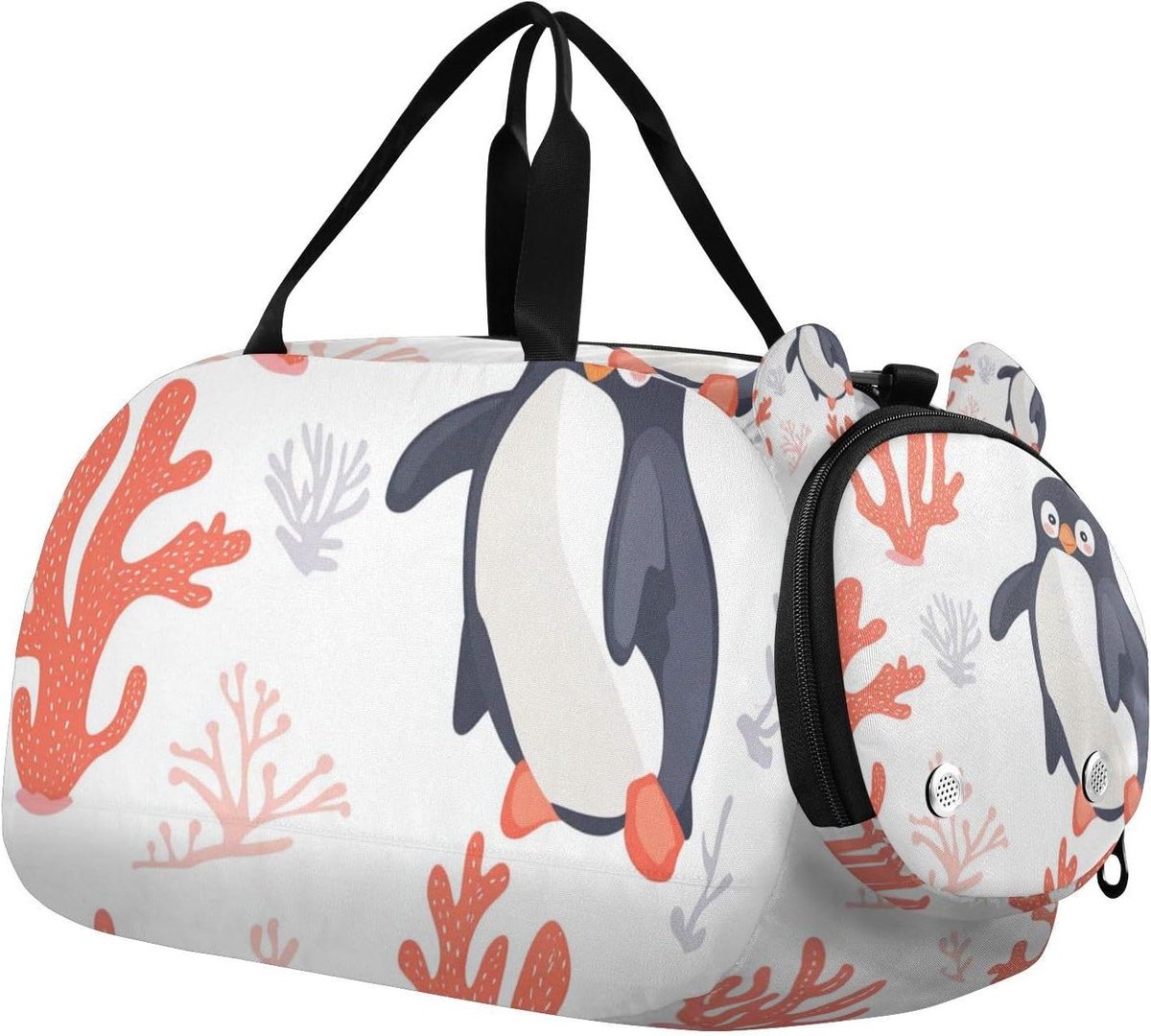 Sporttas Kinderen - Duffel Bag Weekendtas - Reizen en Sport - Met Schoenenvak - 46 x 20 x 22 cm