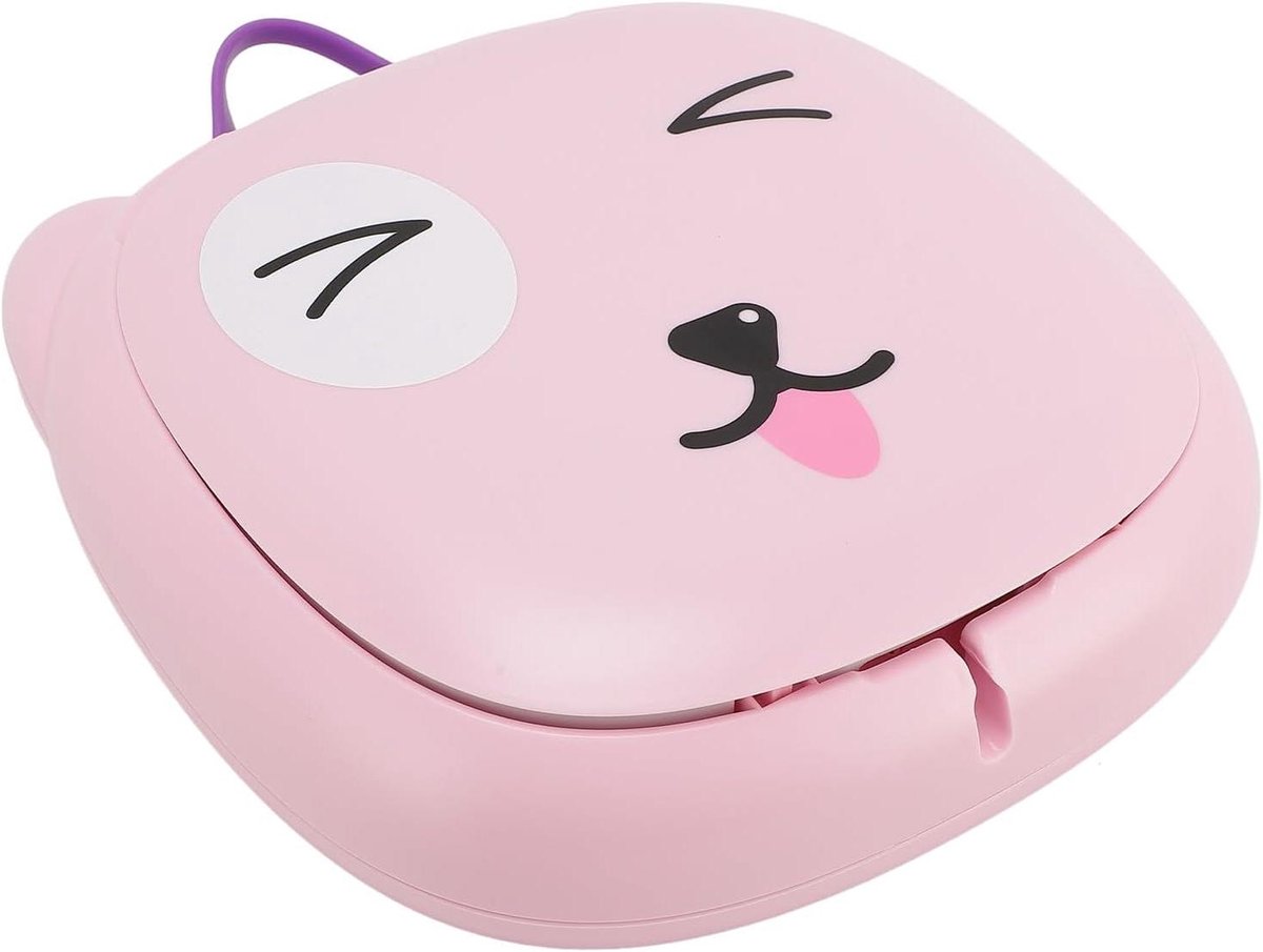 Reispotje Opvouwbaar - Draagbaar Toilet Kinderen - Buitenactiviteiten Zindelijkheid - Lichtgewicht Plastic Materiaal - 25x24x17cm - Roze