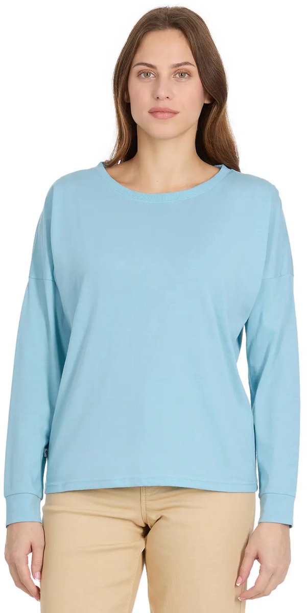 Dames-T-shirt met lange mouwen Ragwear Shimona Turquoise
