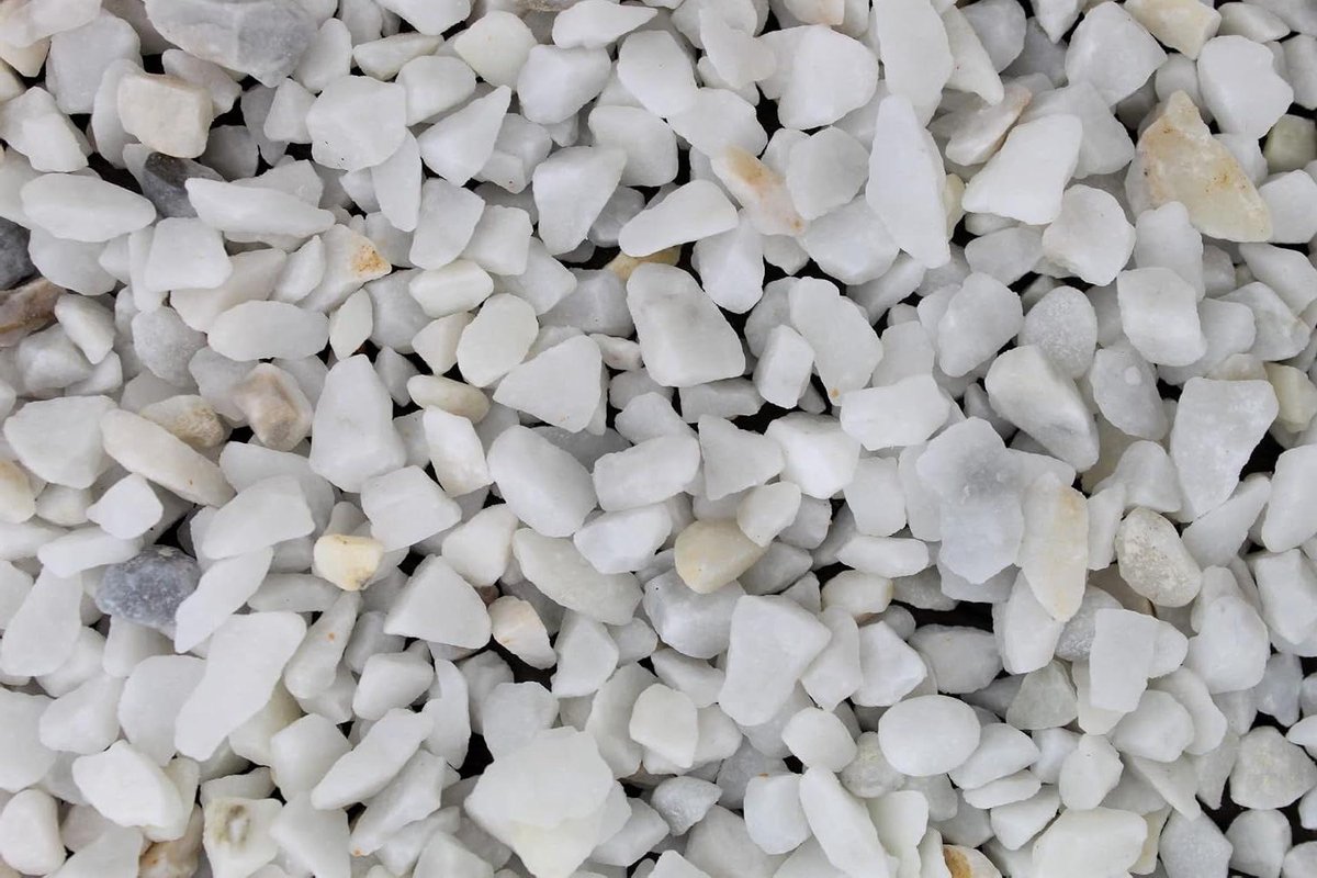 Decoratie split - Tuingravel siergrind - Buiten decoreren - Wasbaar duurzaam materiaal - 9-12 mm - Carrara